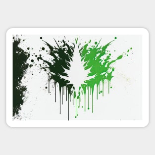 The Leaf Splatter - Environmentally Friendly Sticker